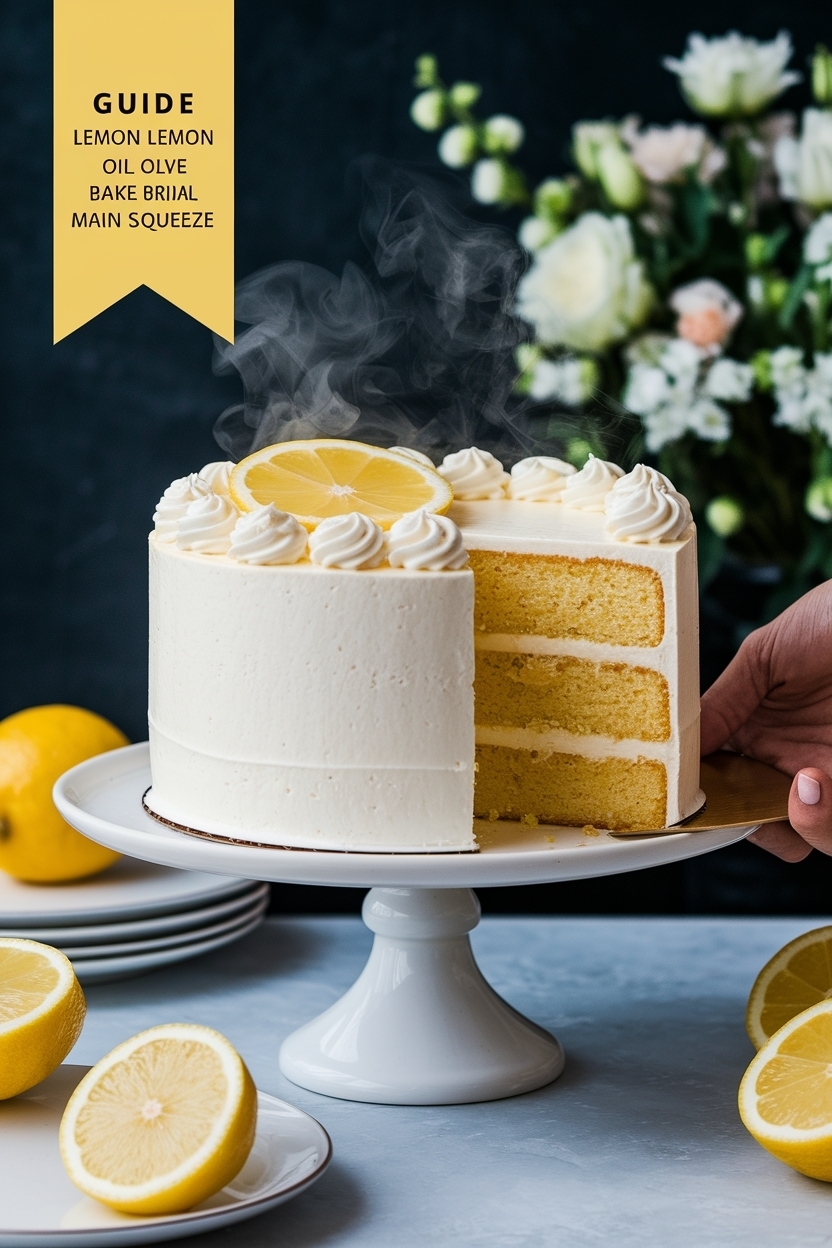 lemon olive oil cake bridal shower main squeeze