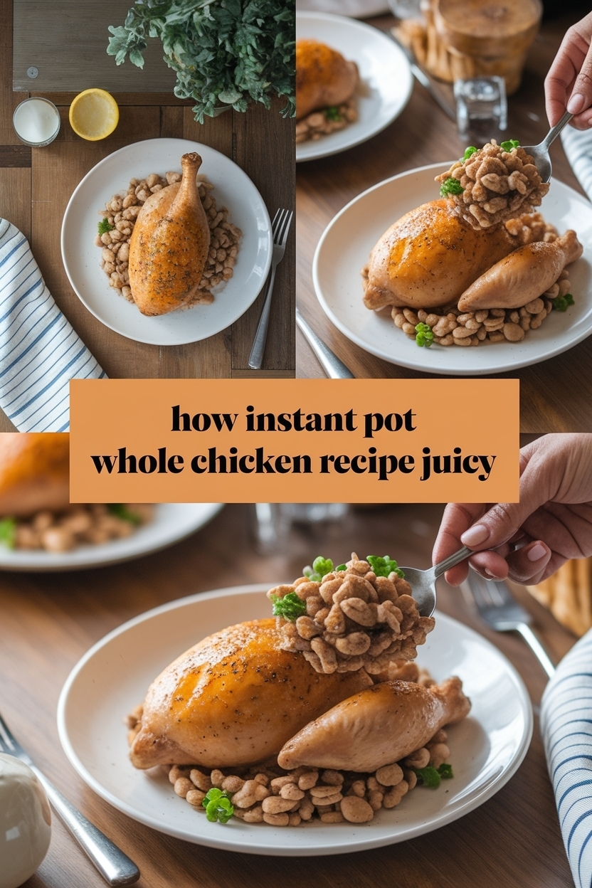 instant pot whole chicken recipe juicy