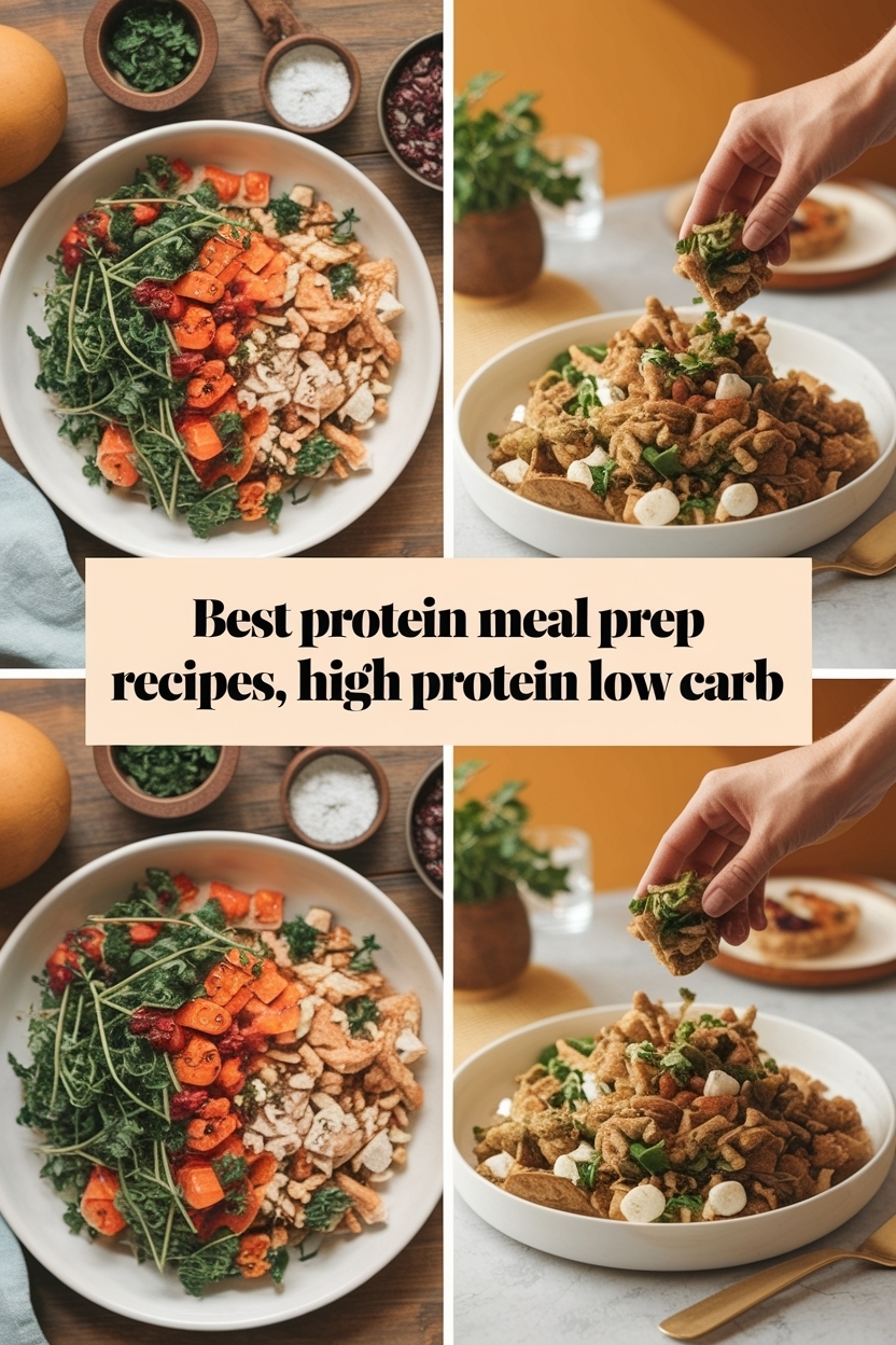 protein meal prep recipes high protein low carb