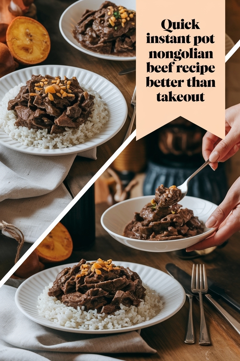instant pot mongolian beef recipe better than takeout