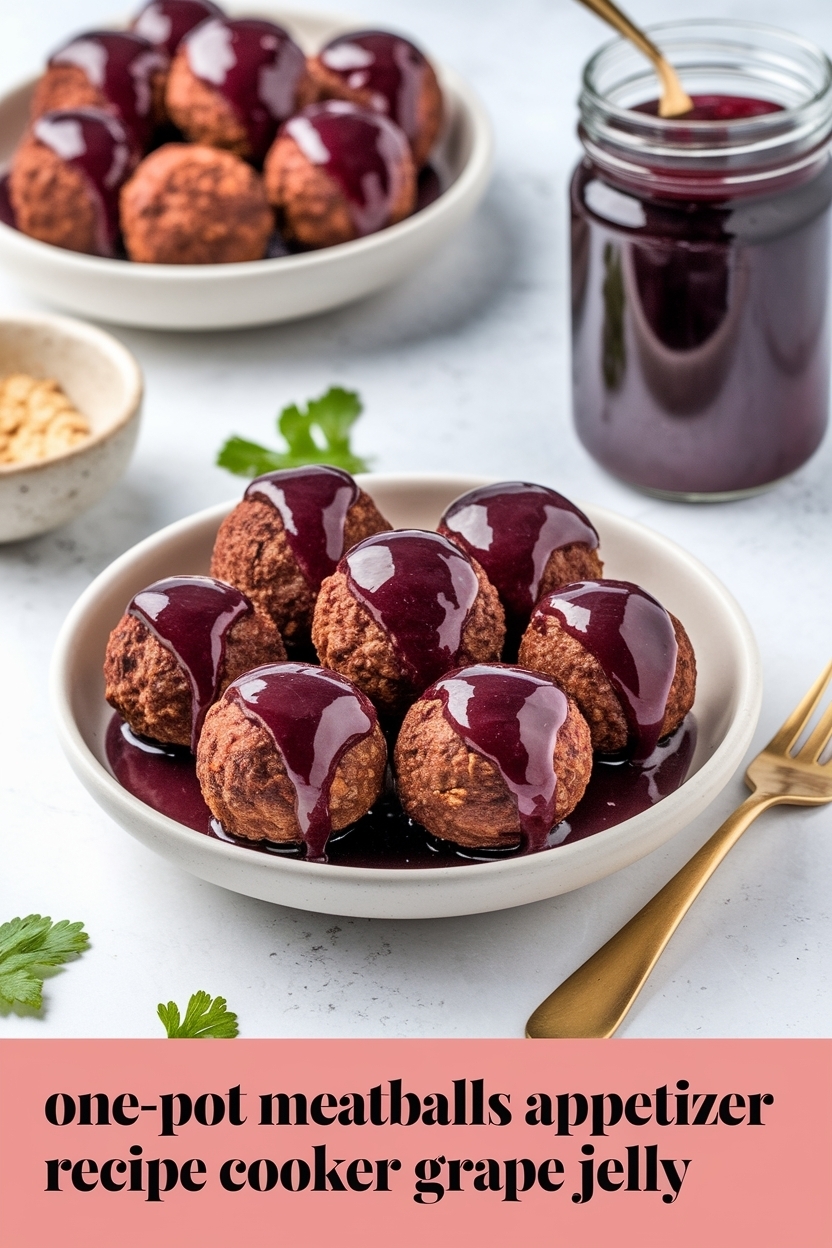 meatballs appetizer recipe slow cooker grape jelly