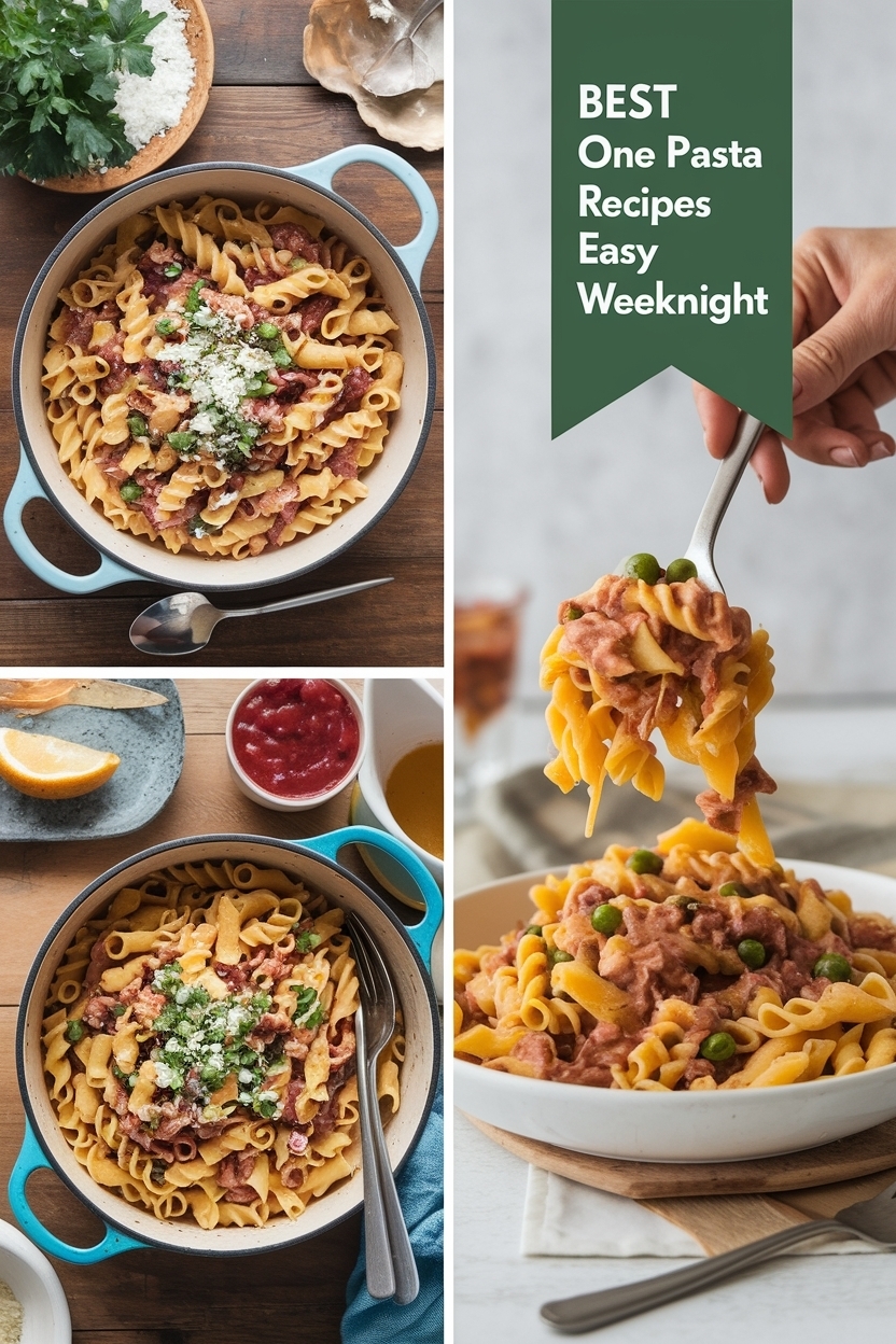 one pot pasta recipes easy weeknight