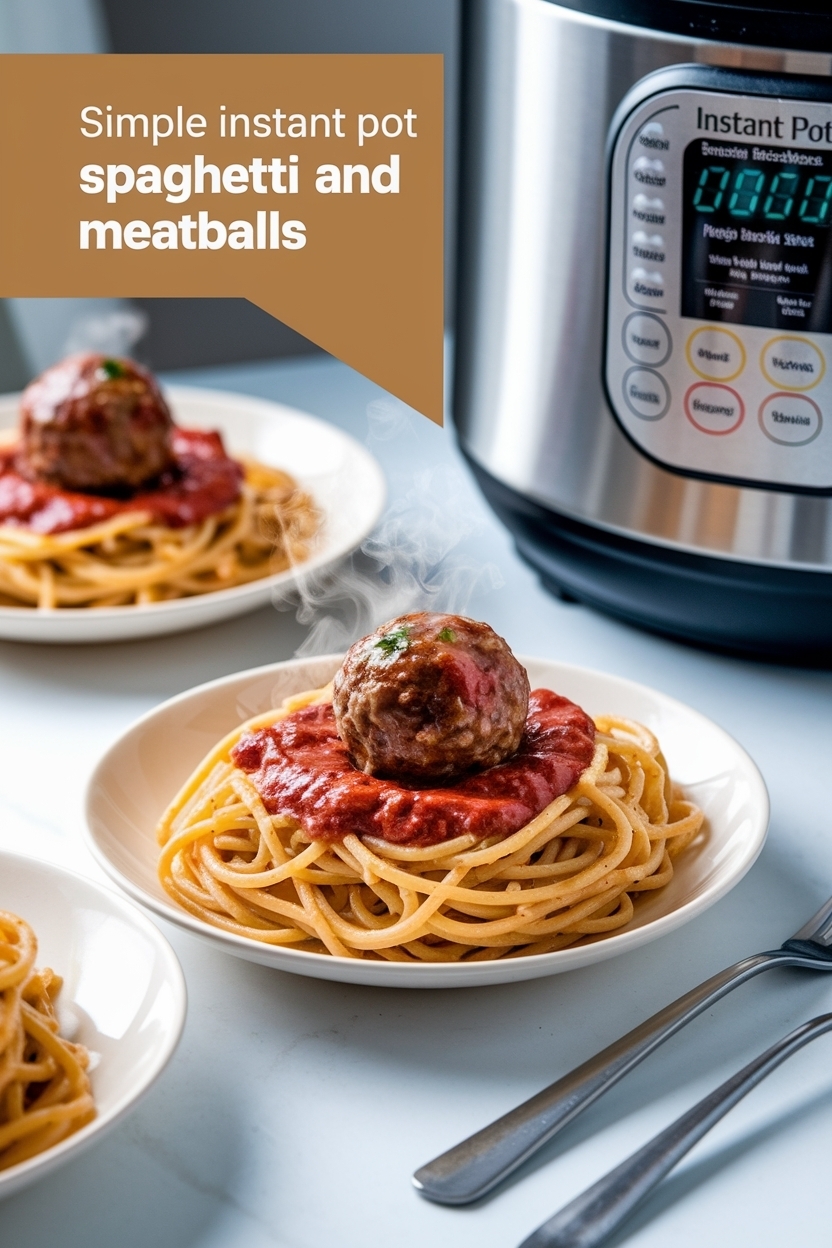 instant pot spaghetti and meatballs