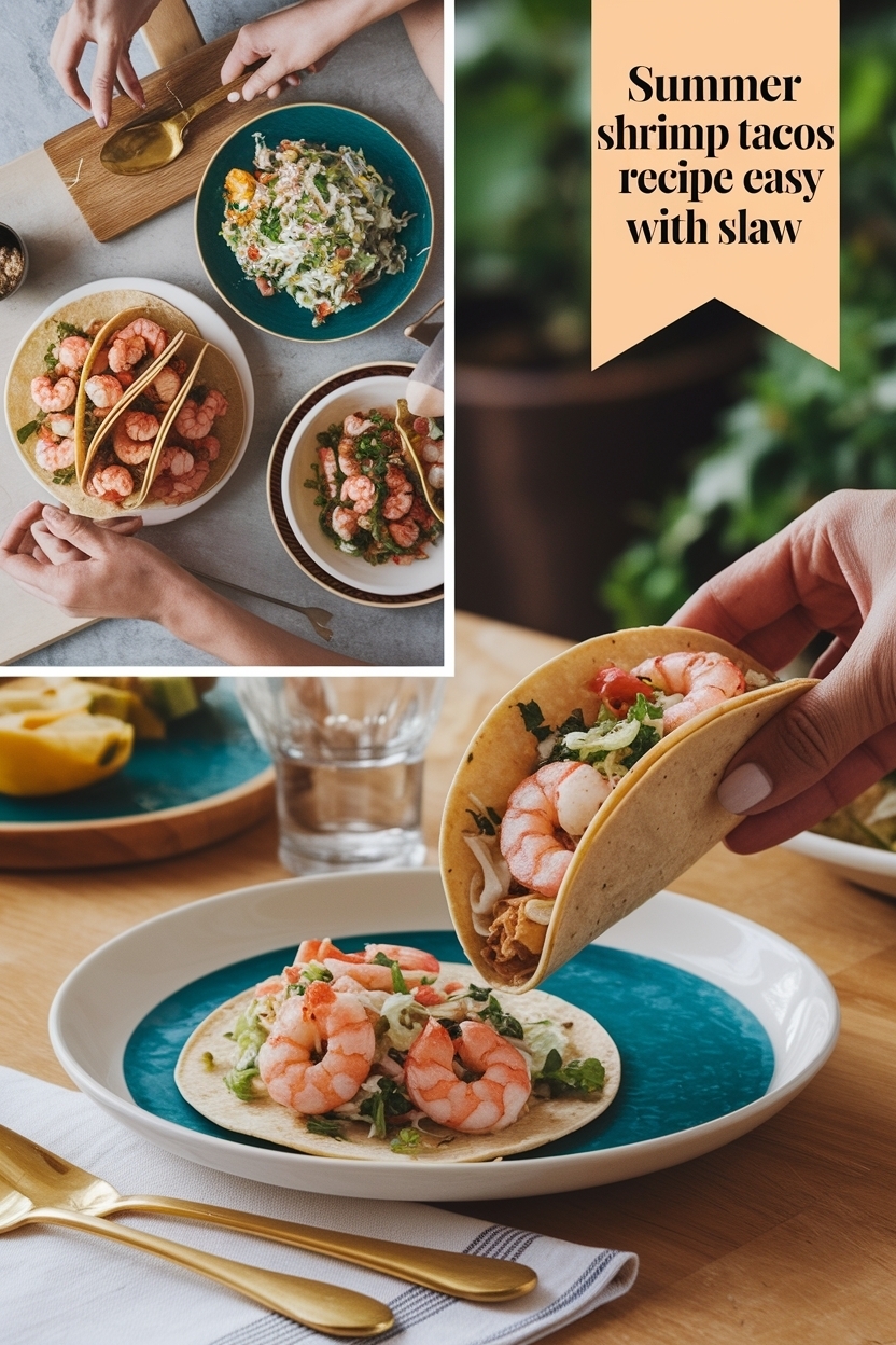 shrimp tacos recipe easy with slaw