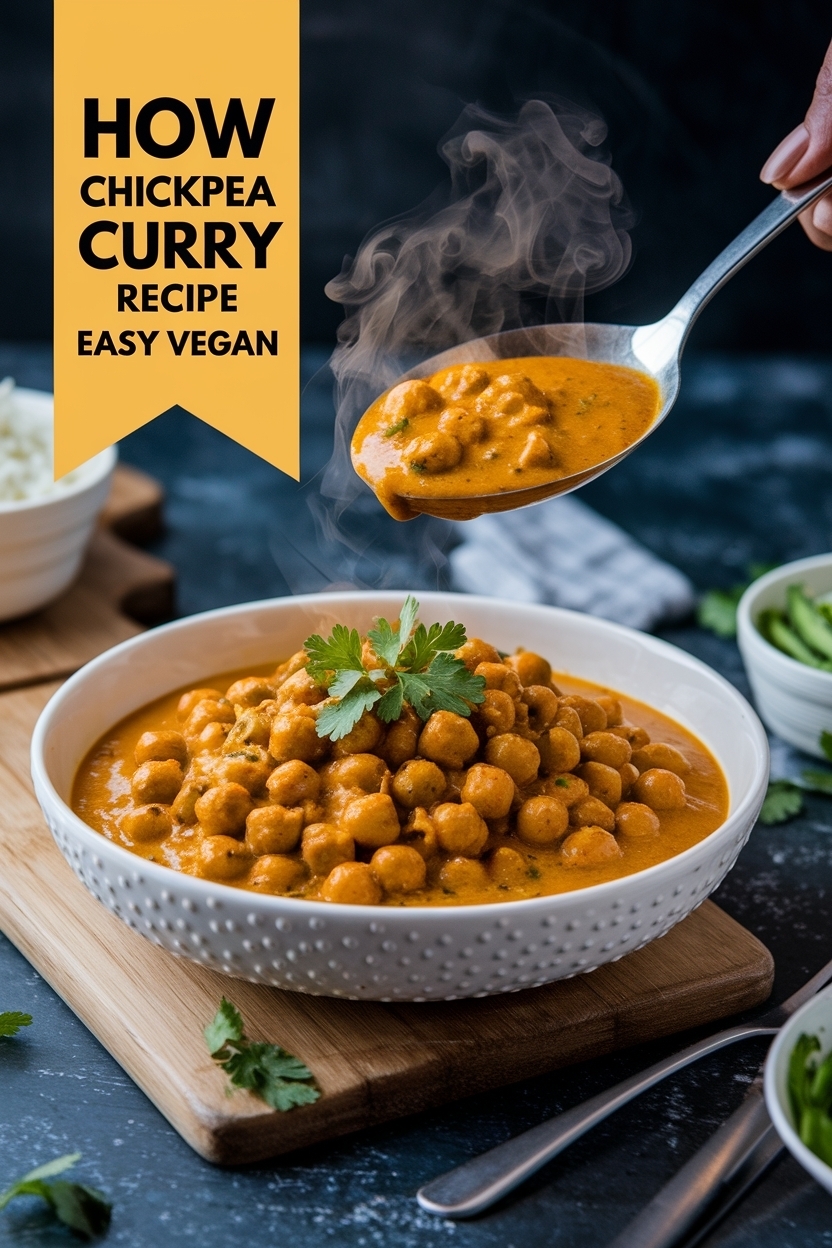 chickpea curry recipe easy vegan
