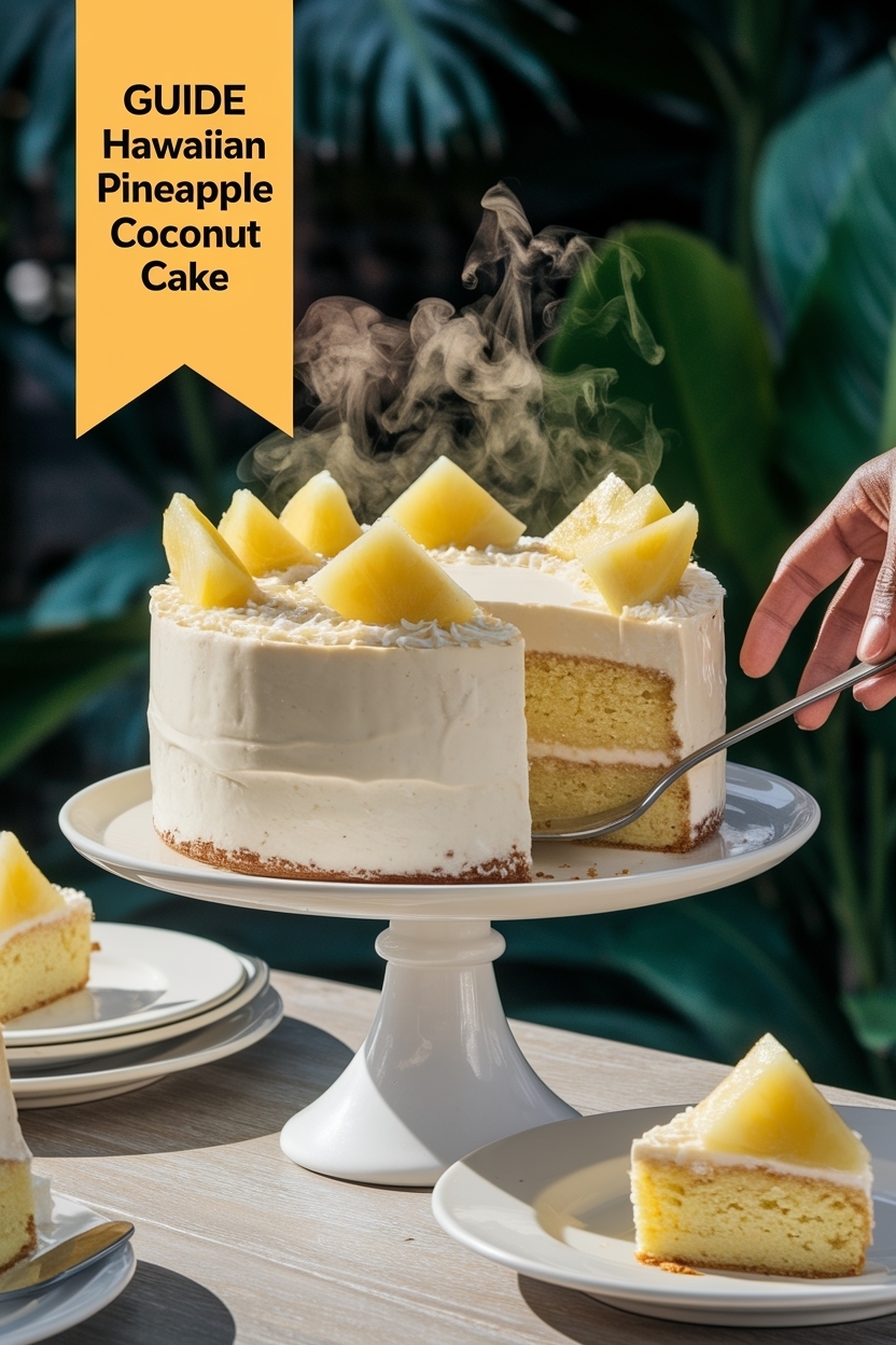 hawaiian pineapple coconut cake