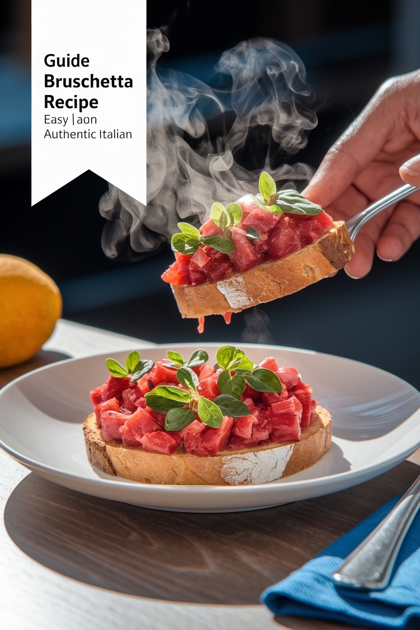 bruschetta recipe easy authentic italian