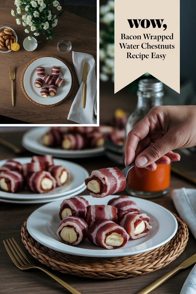 bacon wrapped water chestnuts recipe easy