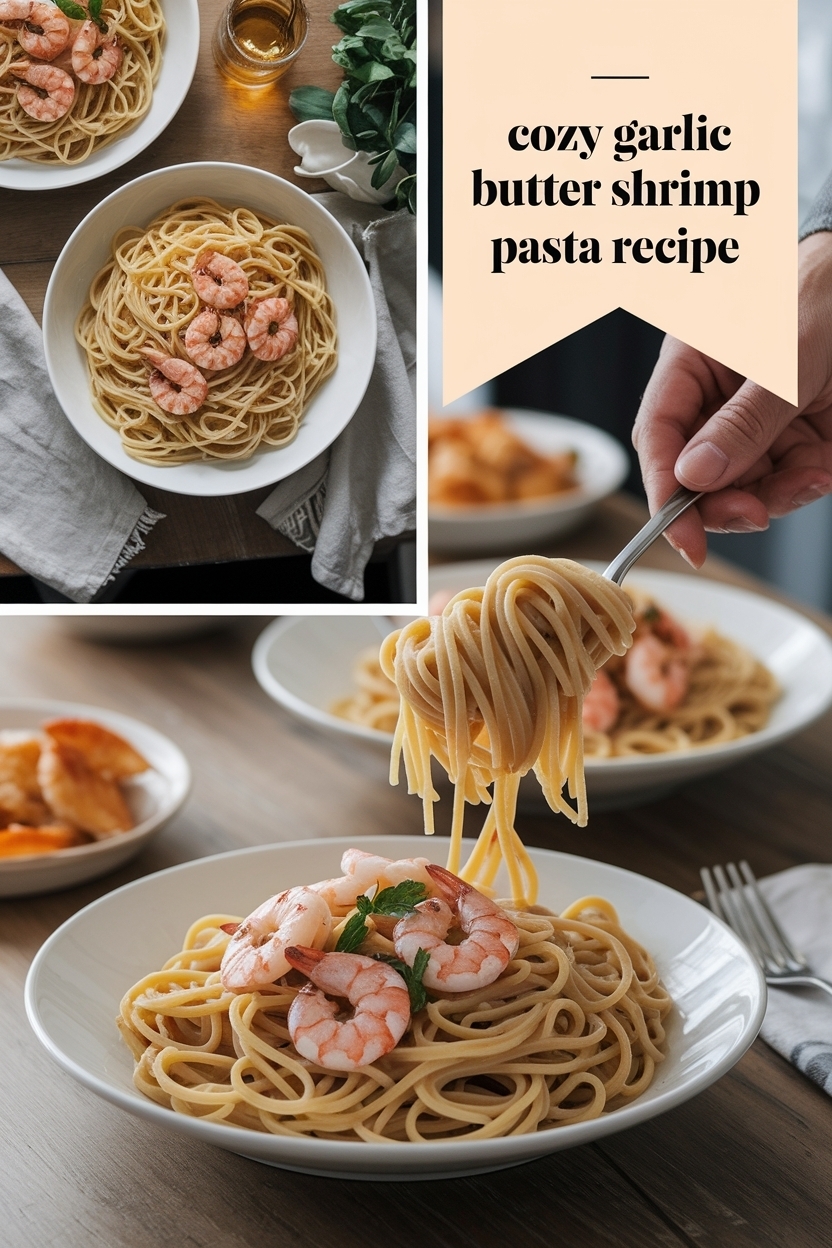 garlic butter shrimp pasta recipe