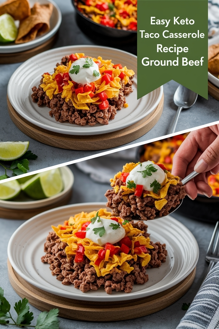 keto taco casserole recipe ground beef