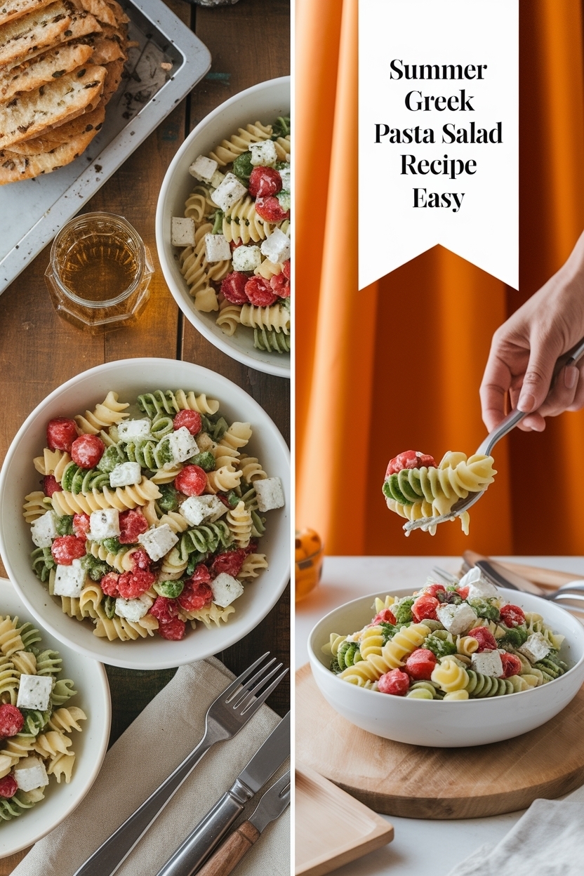 greek pasta salad recipe easy