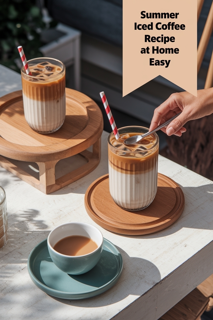 iced coffee recipe at home easy