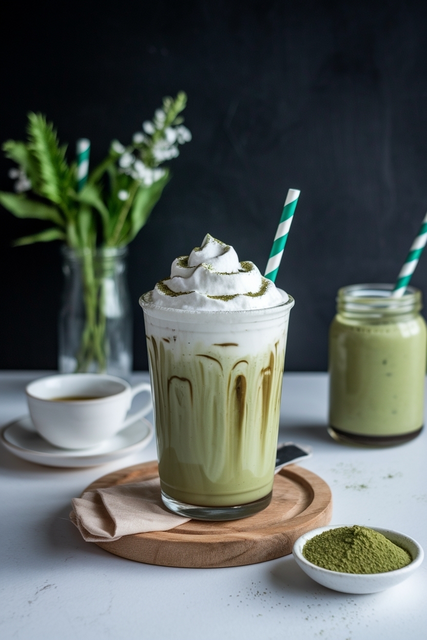 iced matcha latte recipe starbucks copycat