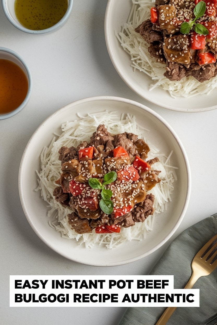 instant pot beef bulgogi recipe authentic