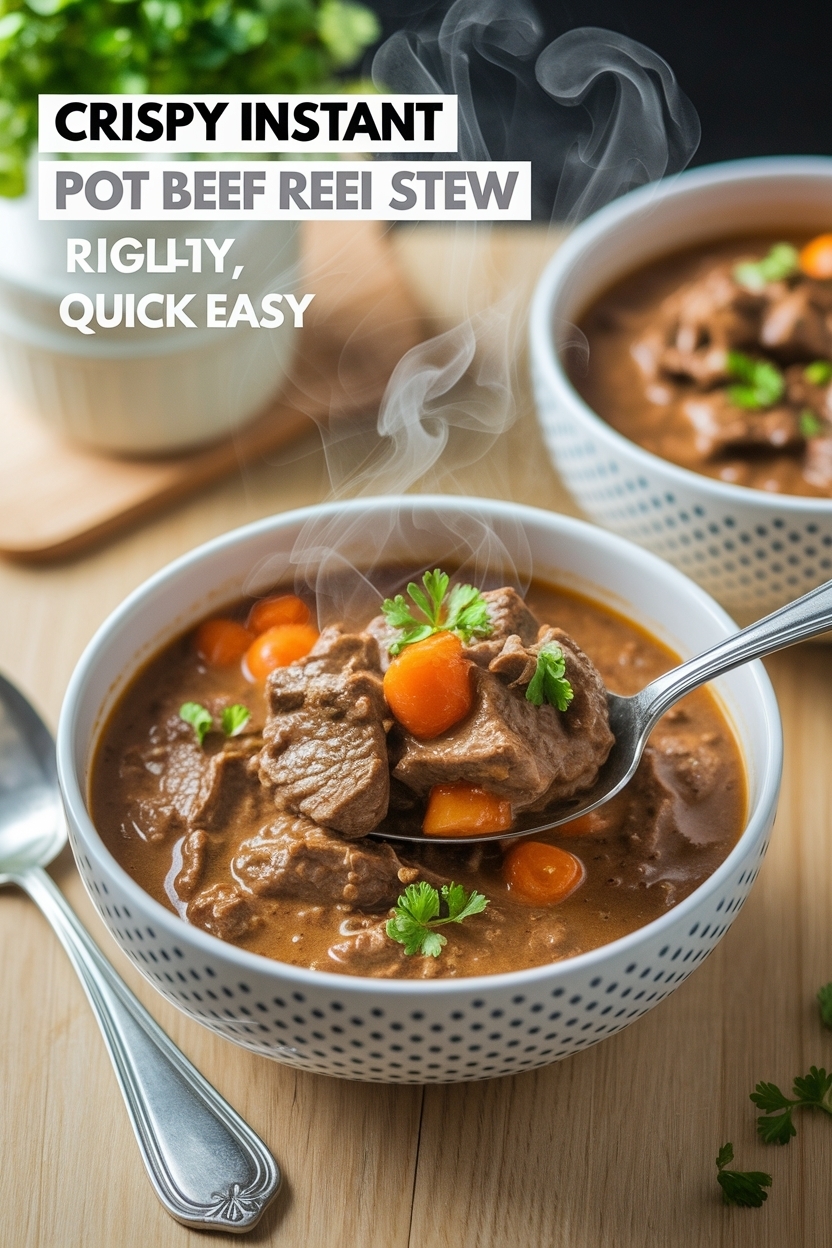 instant pot beef stew recipe quick easy