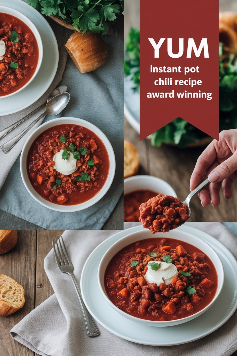 instant pot chili recipe award winning