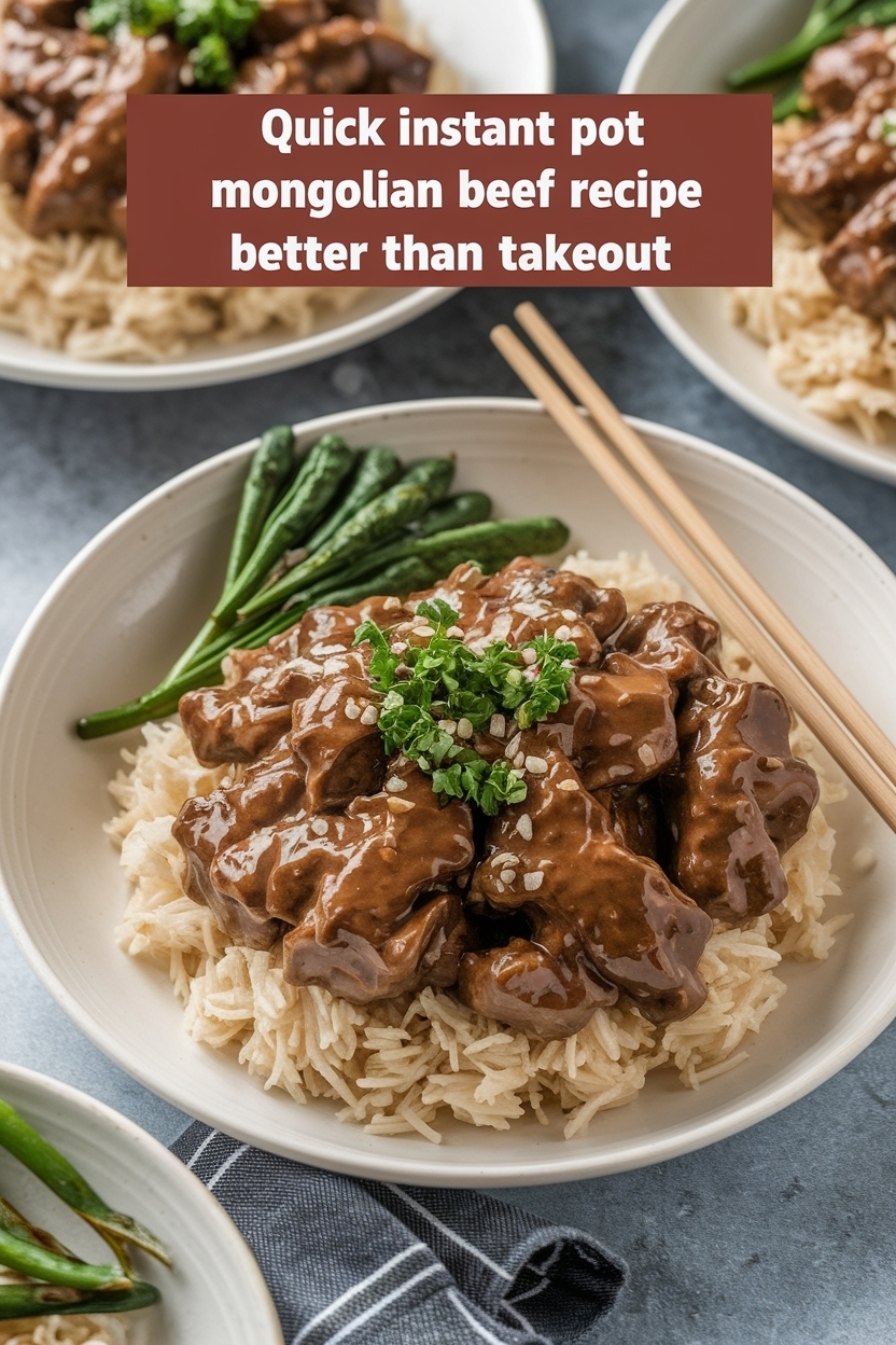 instant pot mongolian beef recipe better than takeout