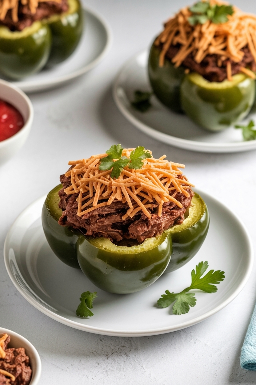 keto philly cheesesteak stuffed peppers recipe