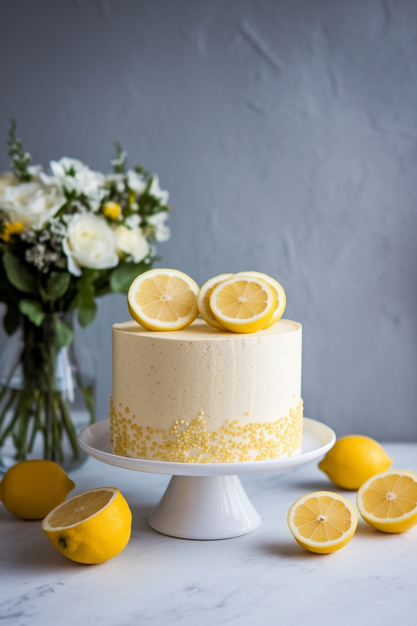 lemon olive oil cake bridal shower main squeeze