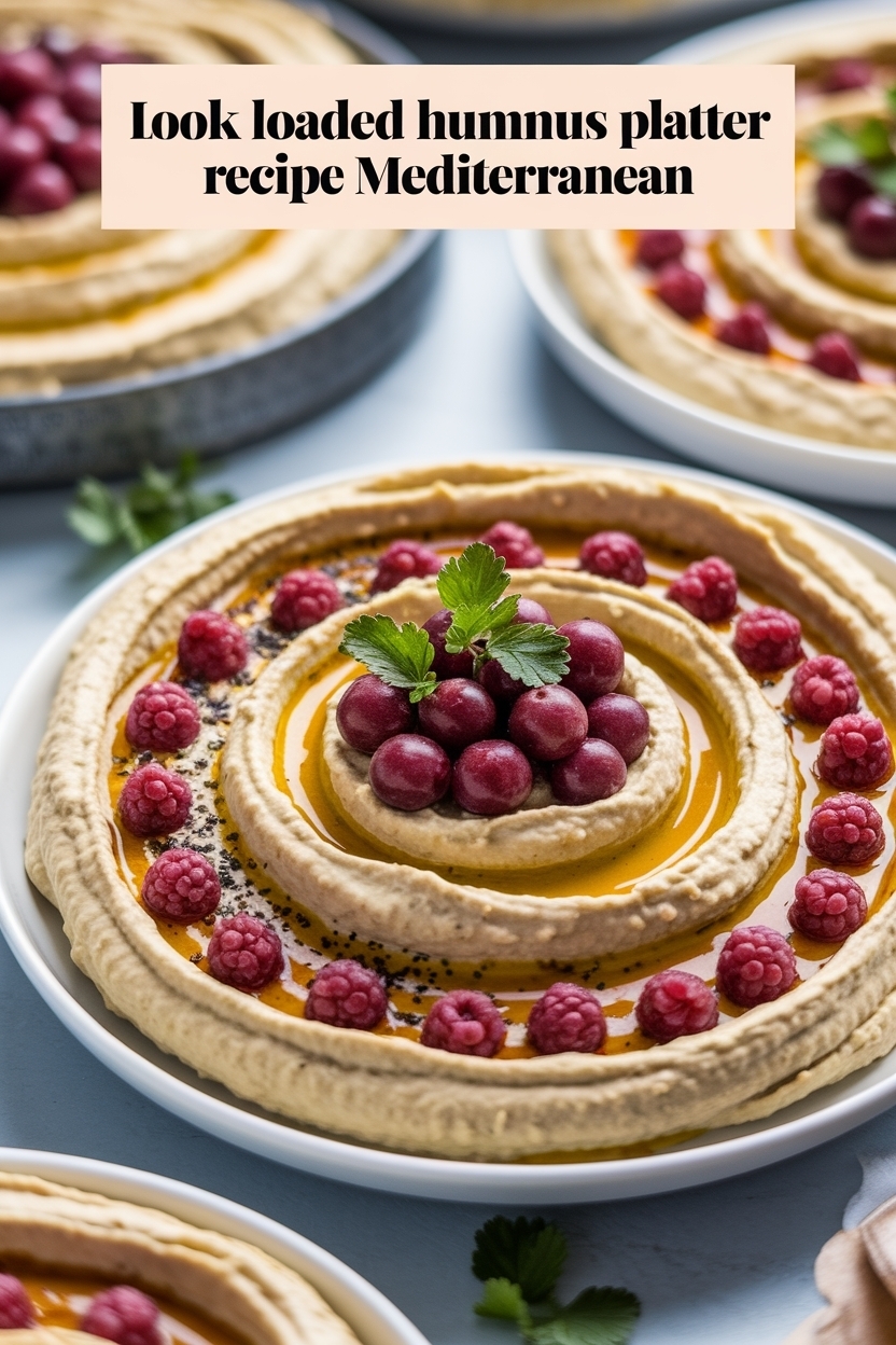 loaded hummus platter recipe mediterranean
