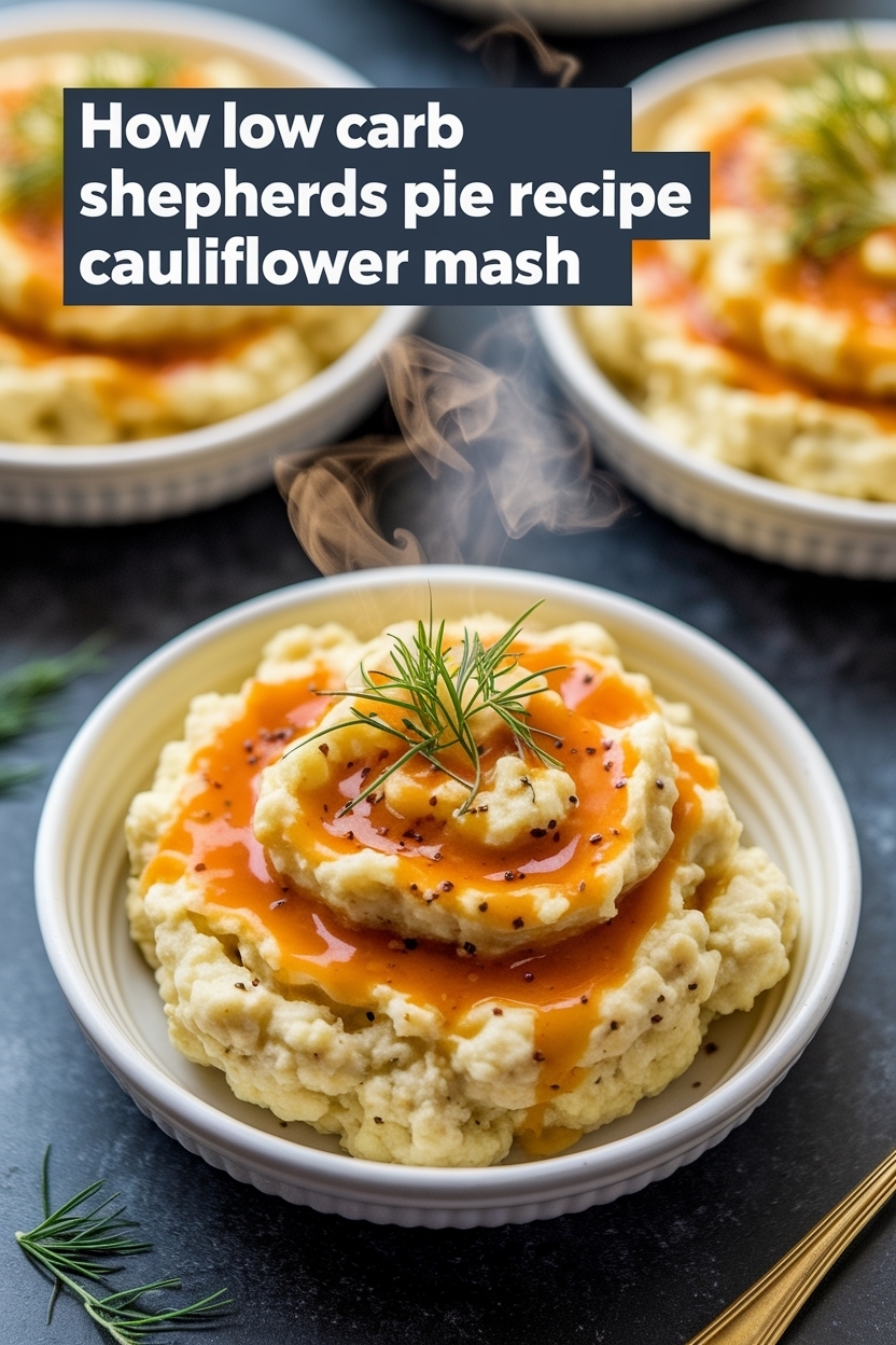 low carb shepherds pie recipe cauliflower mash