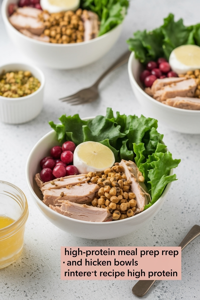 meal prep chicken bowls recipe high protein