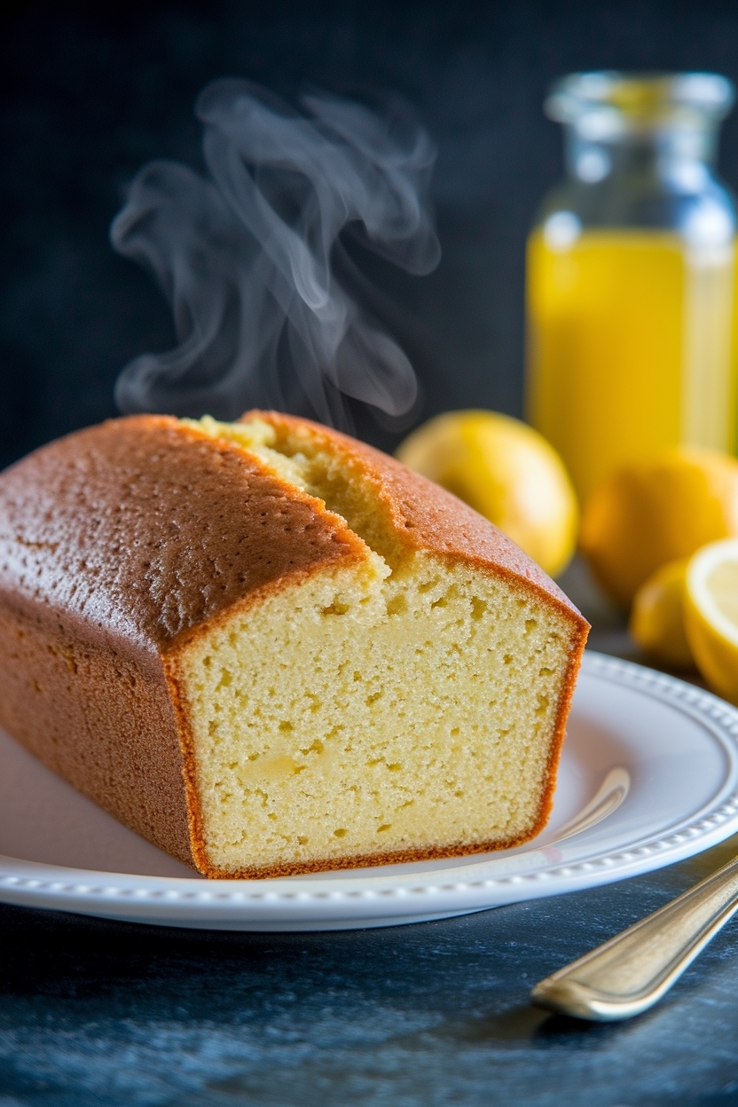 meyer lemon olive oil cake loaf pan