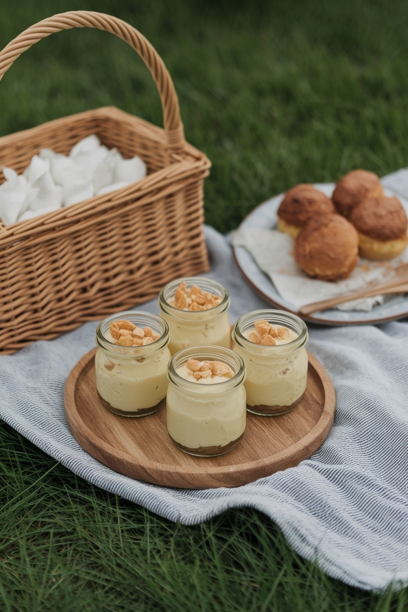 no bake cheesecake jars picnic