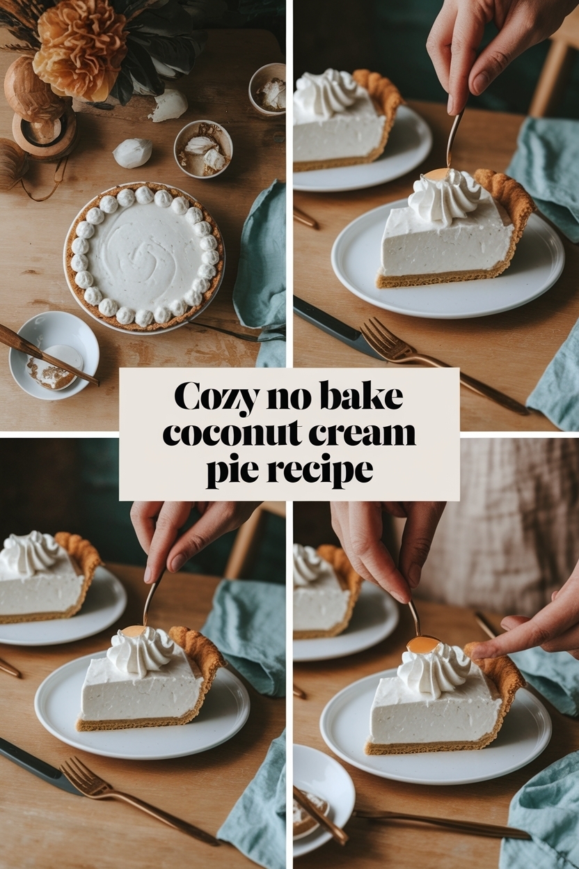 no bake coconut cream pie recipe