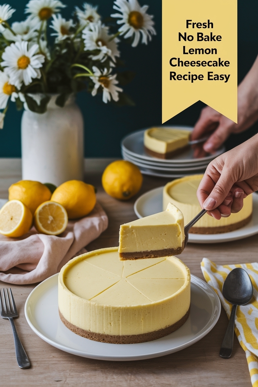 no bake lemon cheesecake recipe easy