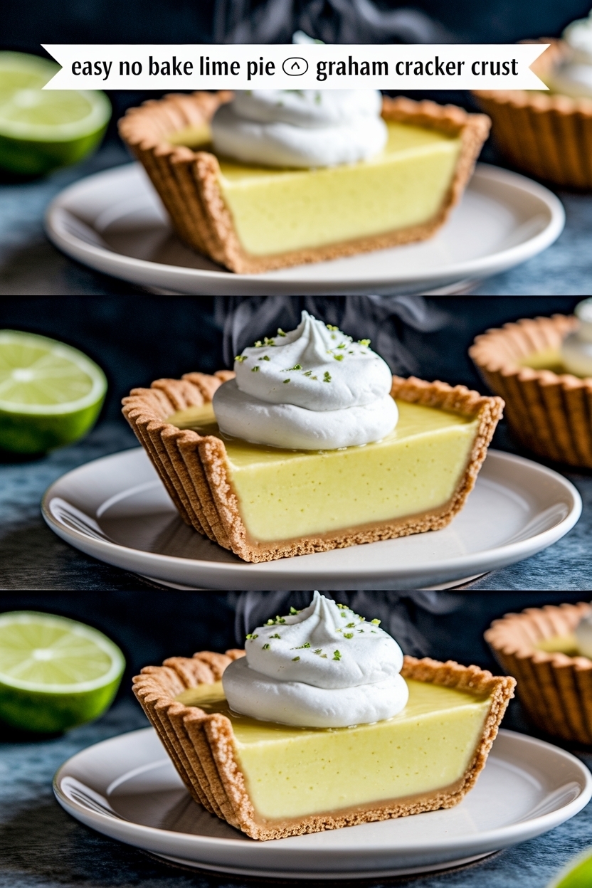 no bake lime pie recipe graham cracker crust