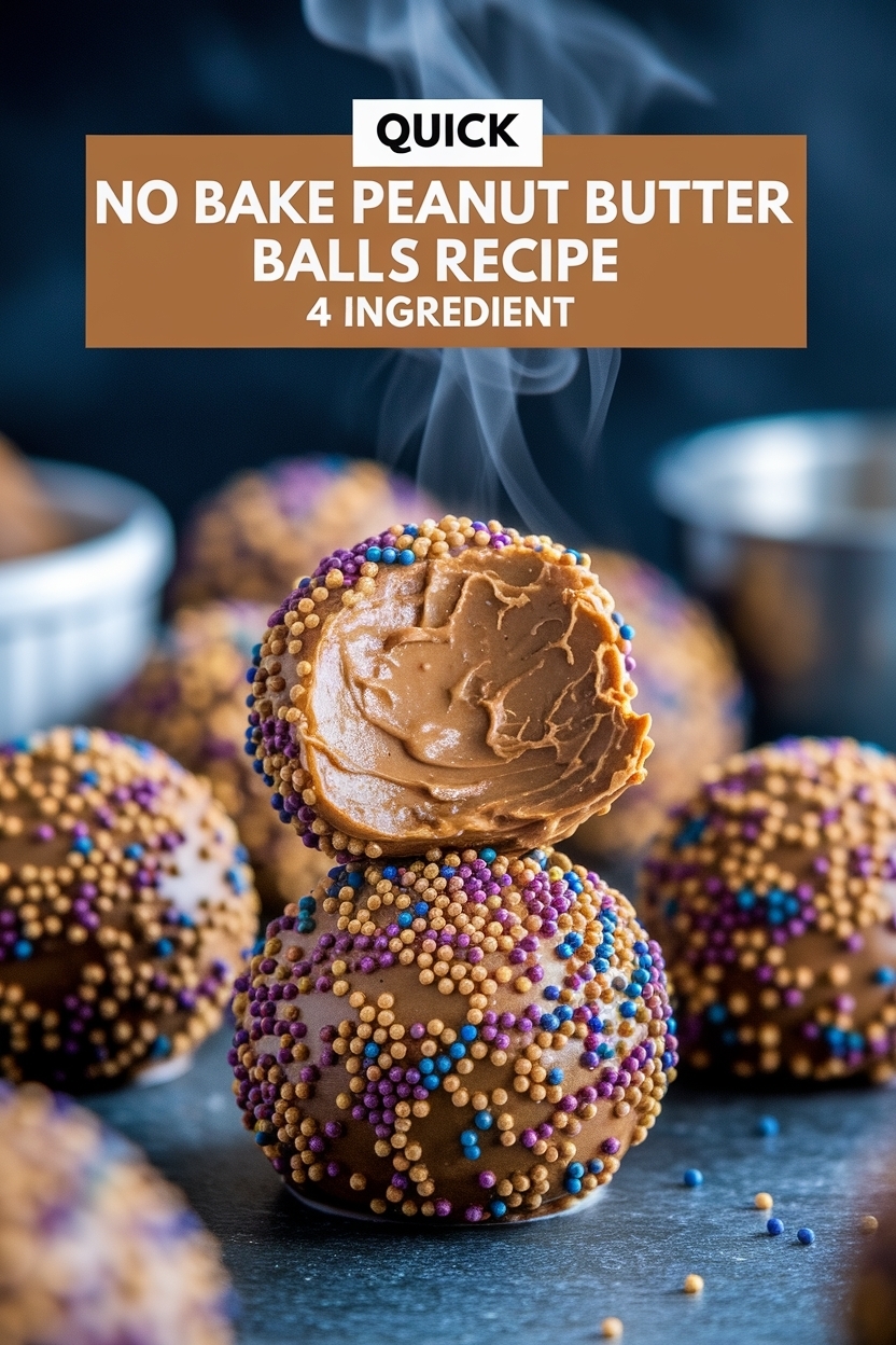 no bake peanut butter balls recipe 4 ingredient