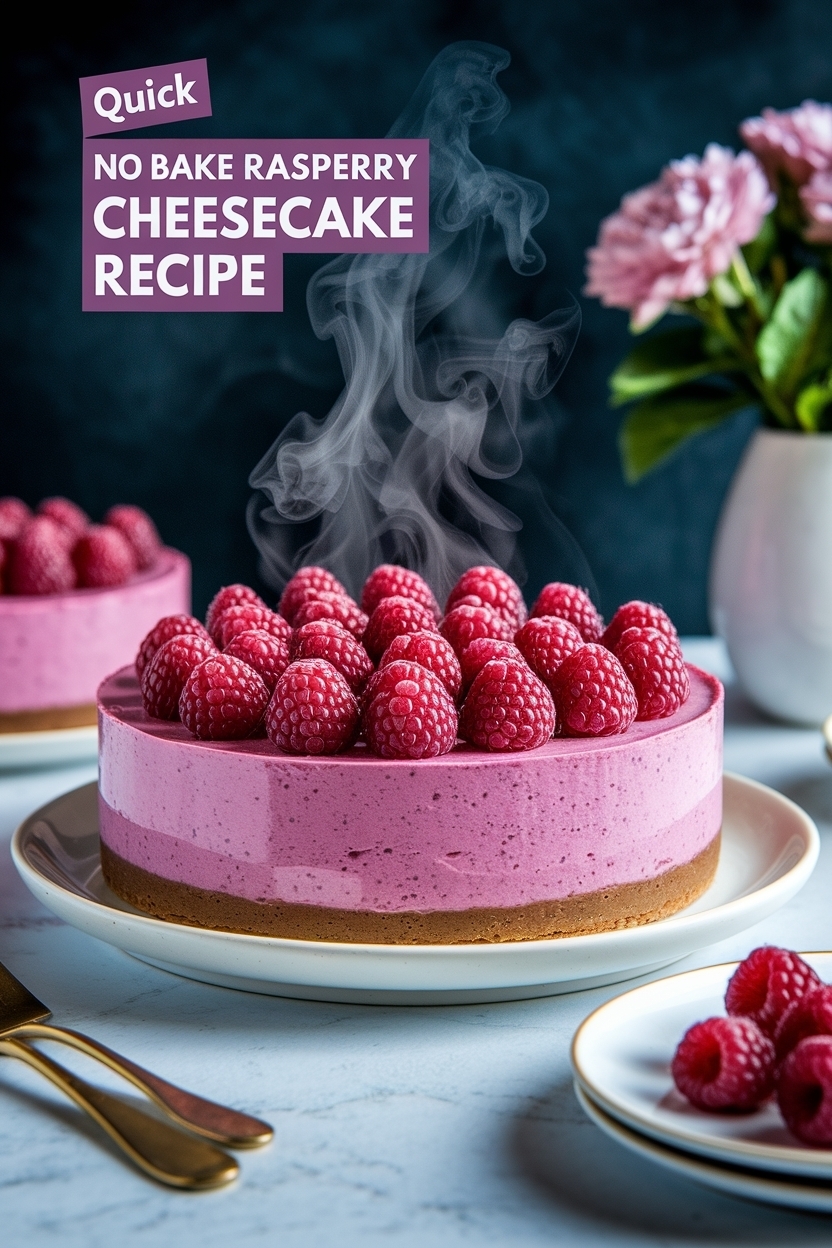 no bake raspberry cheesecake recipe