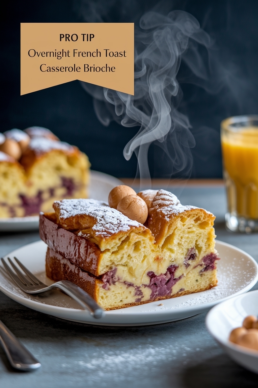 overnight french toast casserole brioche