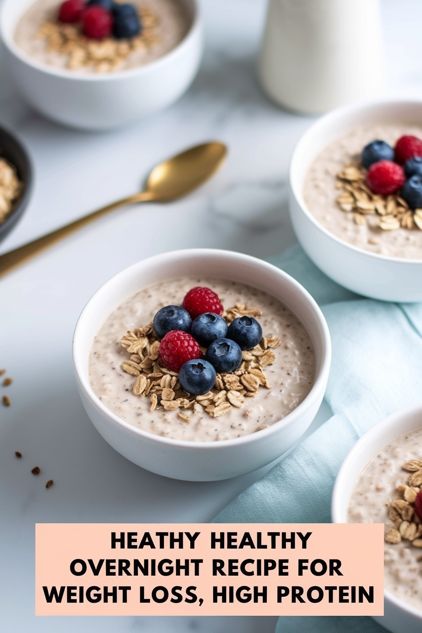 overnight oats recipe for weight loss high protein