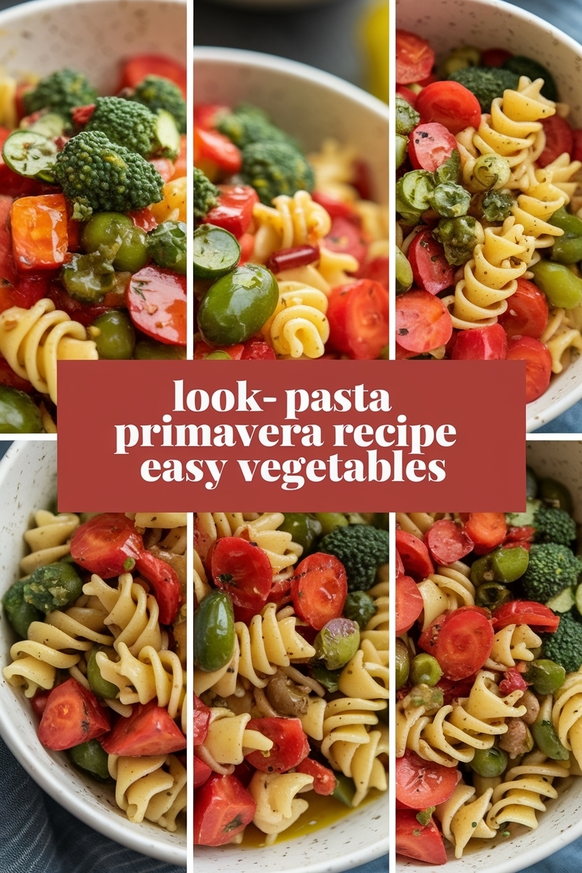 pasta primavera recipe easy vegetables