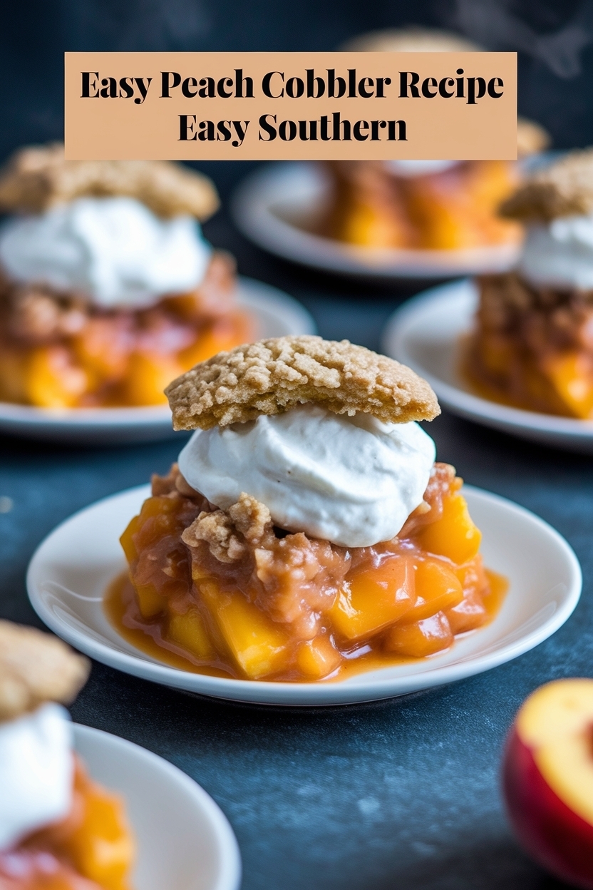 peach cobbler recipe easy southern