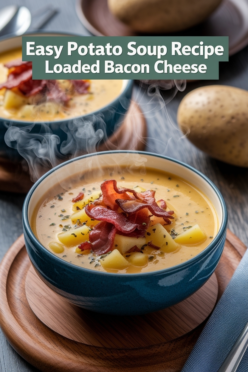 potato soup recipe loaded bacon cheese