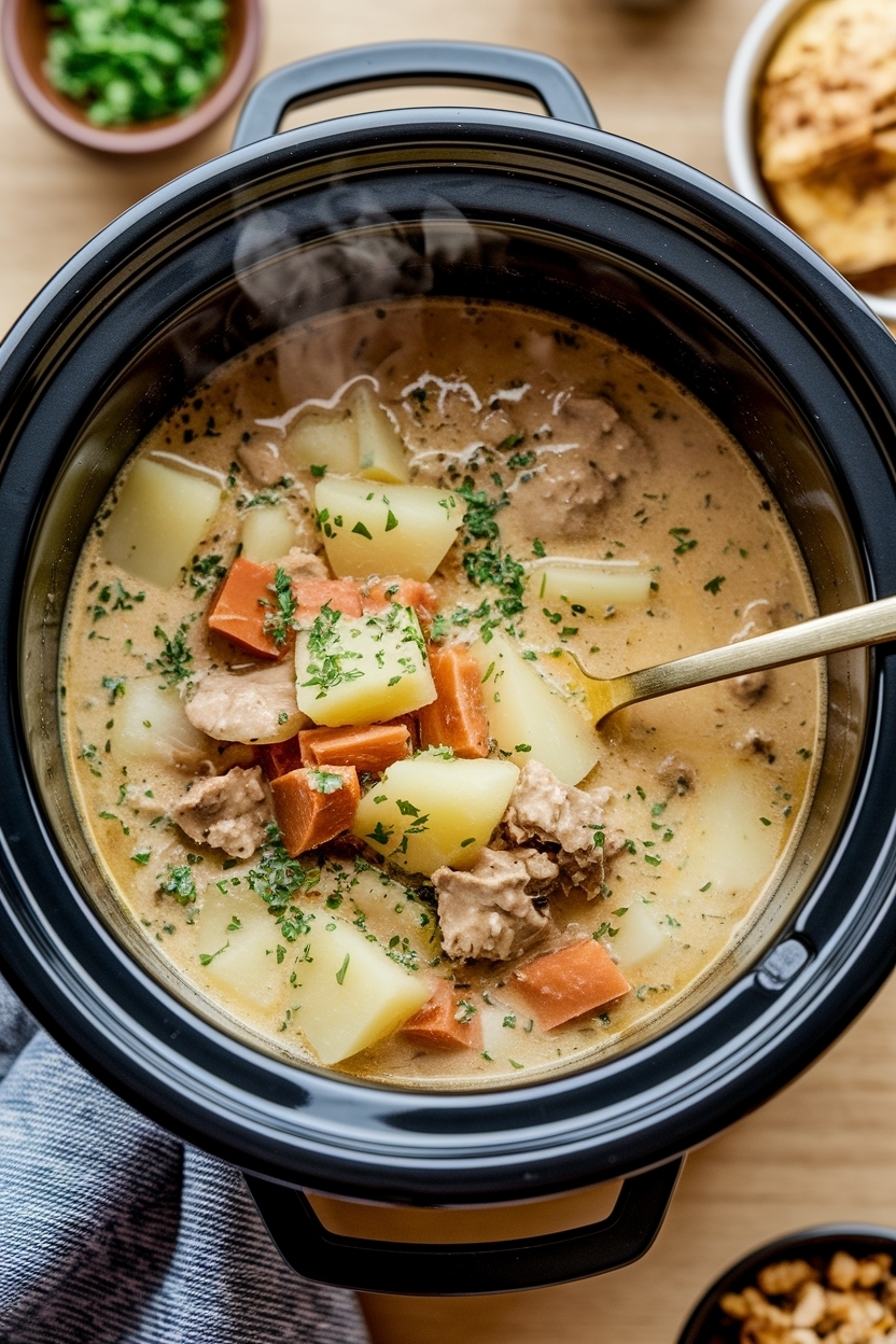 potato soup recipe slow cooker loaded