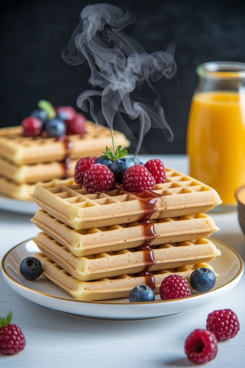 protein waffles recipe without protein powder