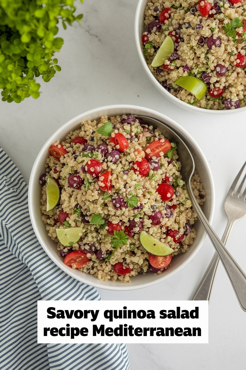 quinoa salad recipe mediterranean