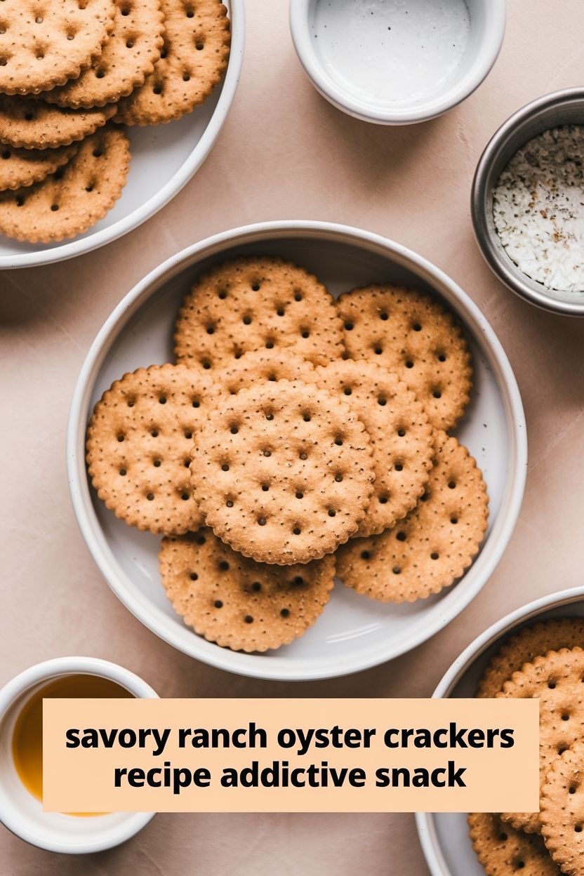 ranch oyster crackers recipe addictive snack