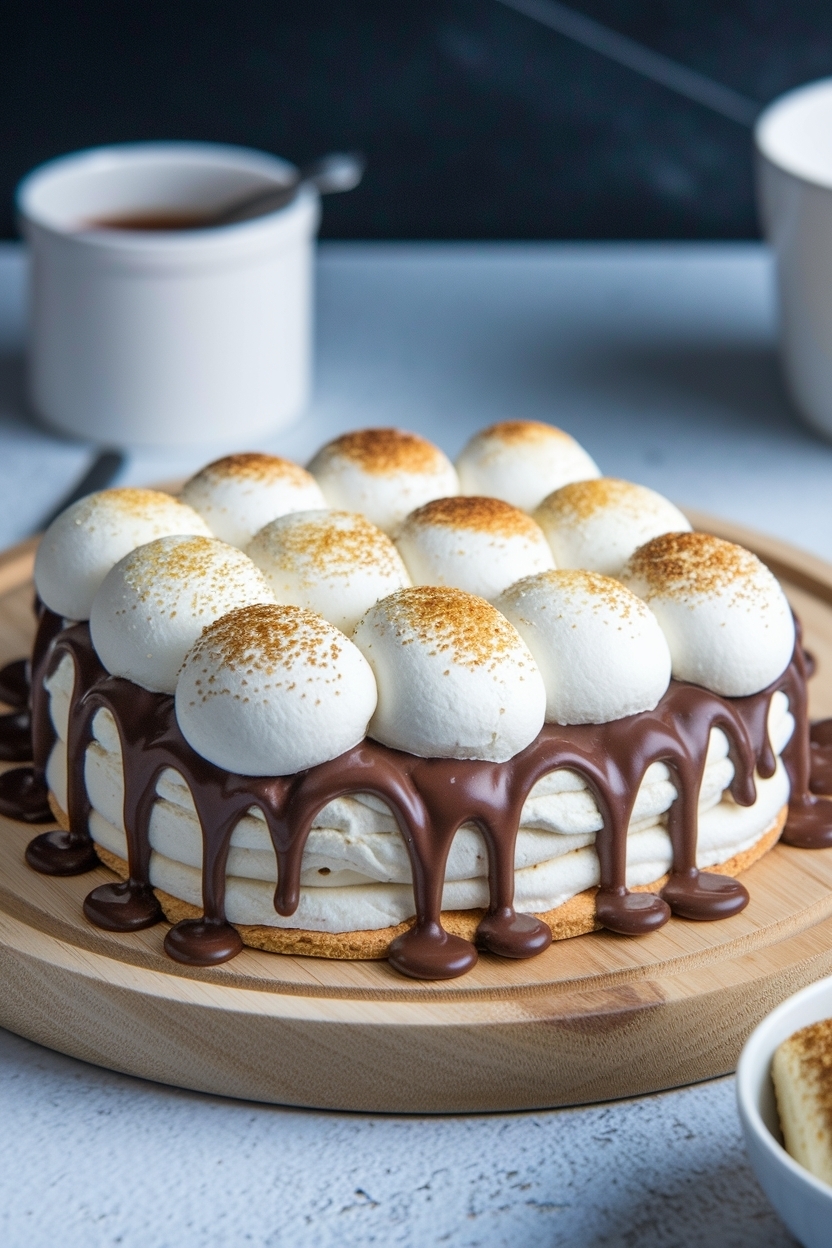 s'mores dessert board oven broiler setup