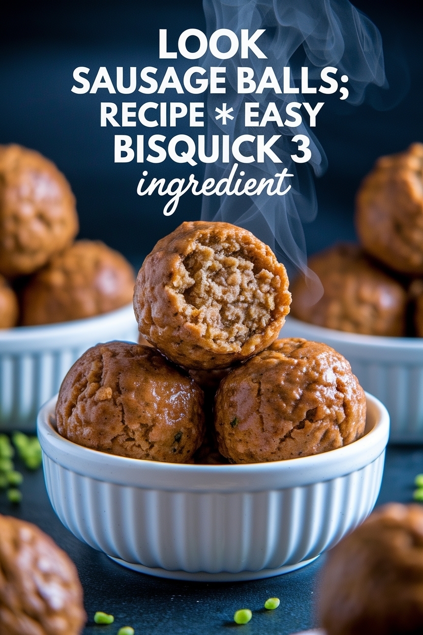 sausage balls recipe easy bisquick 3 ingredient