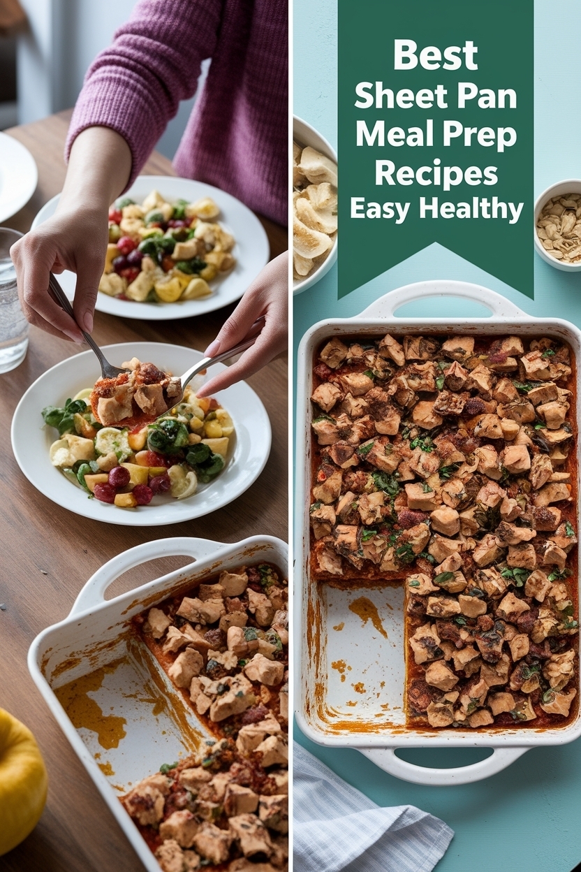 sheet pan meal prep recipes easy healthy