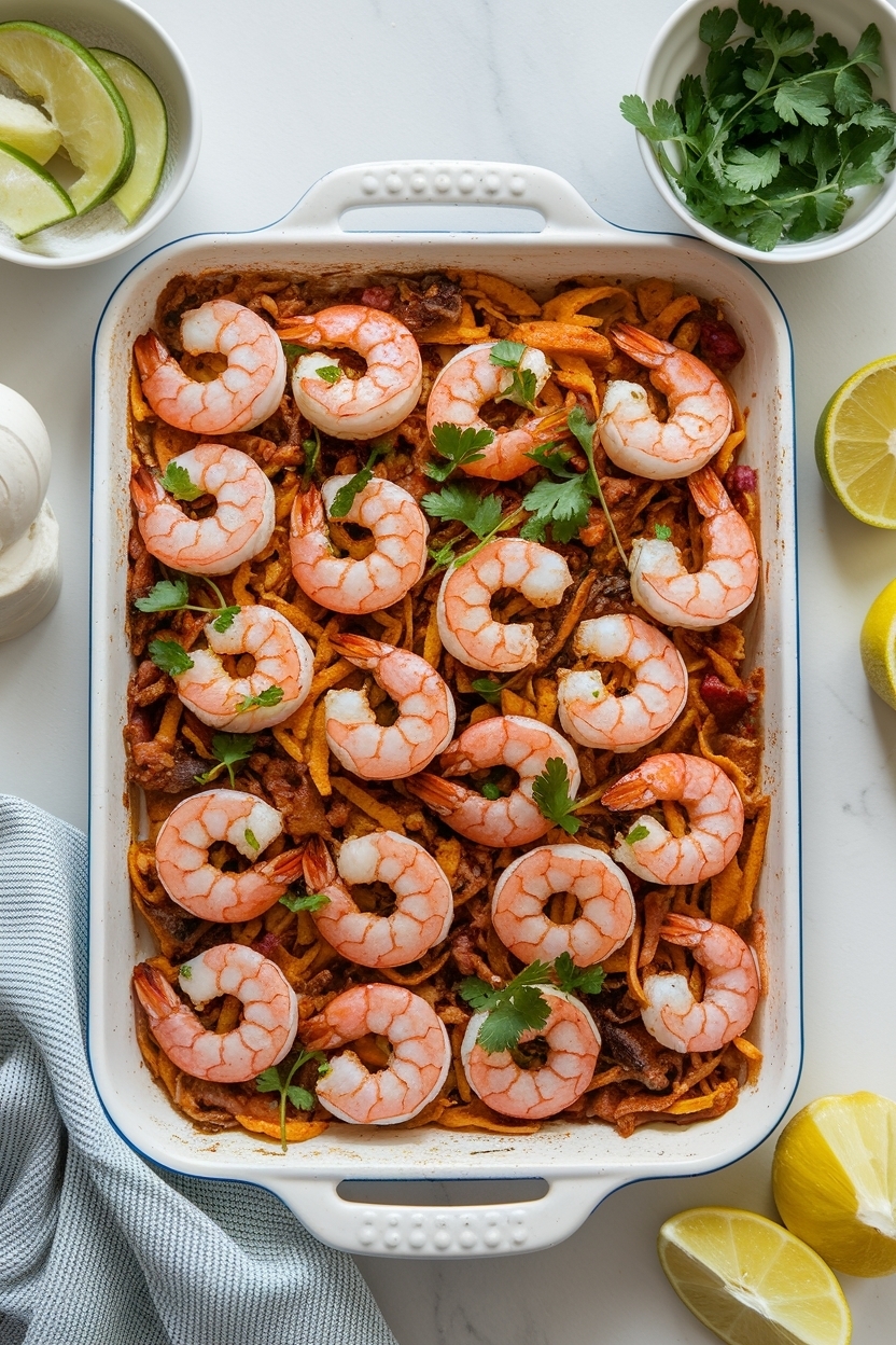 sheet pan shrimp fajitas recipe