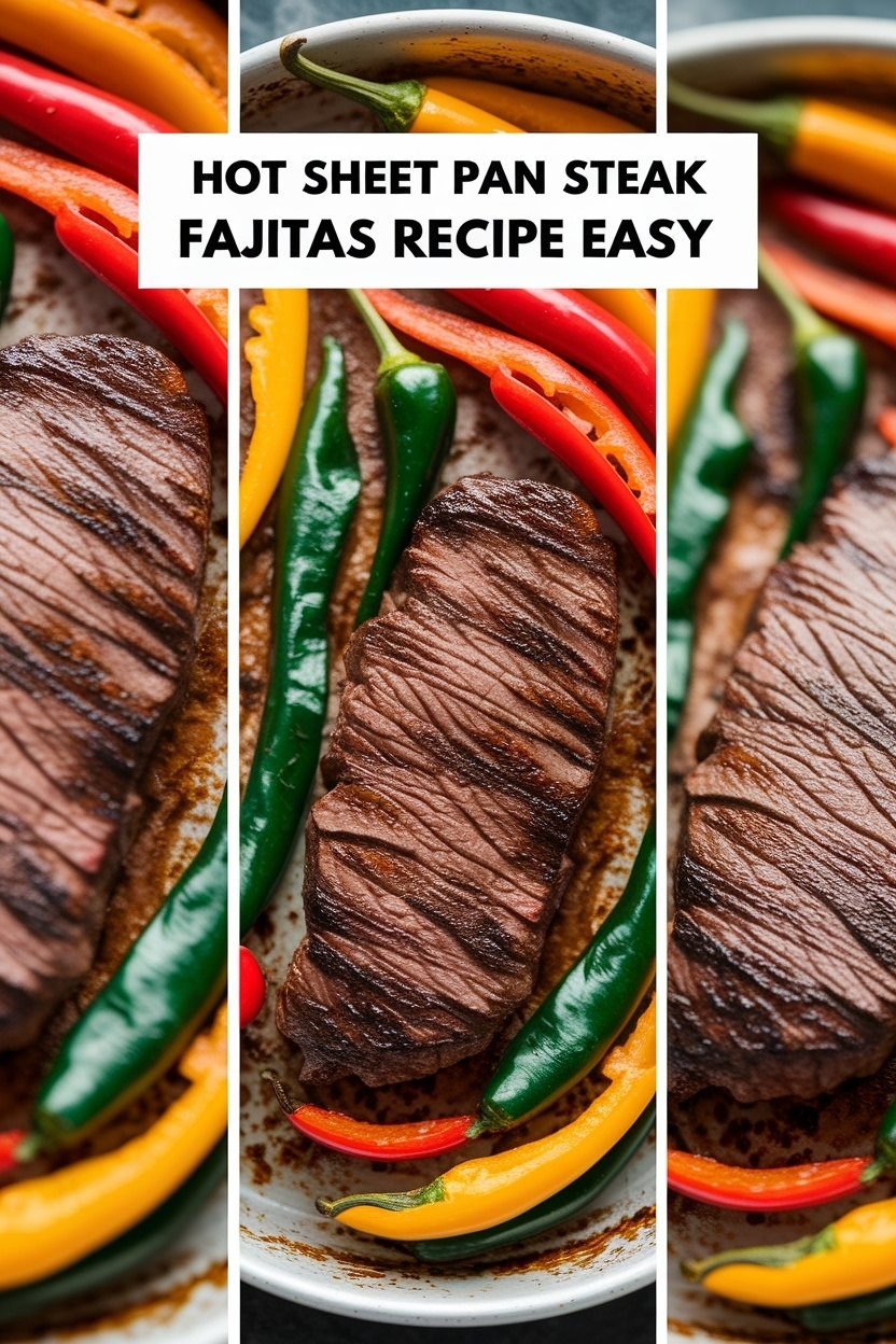 sheet pan steak fajitas recipe easy