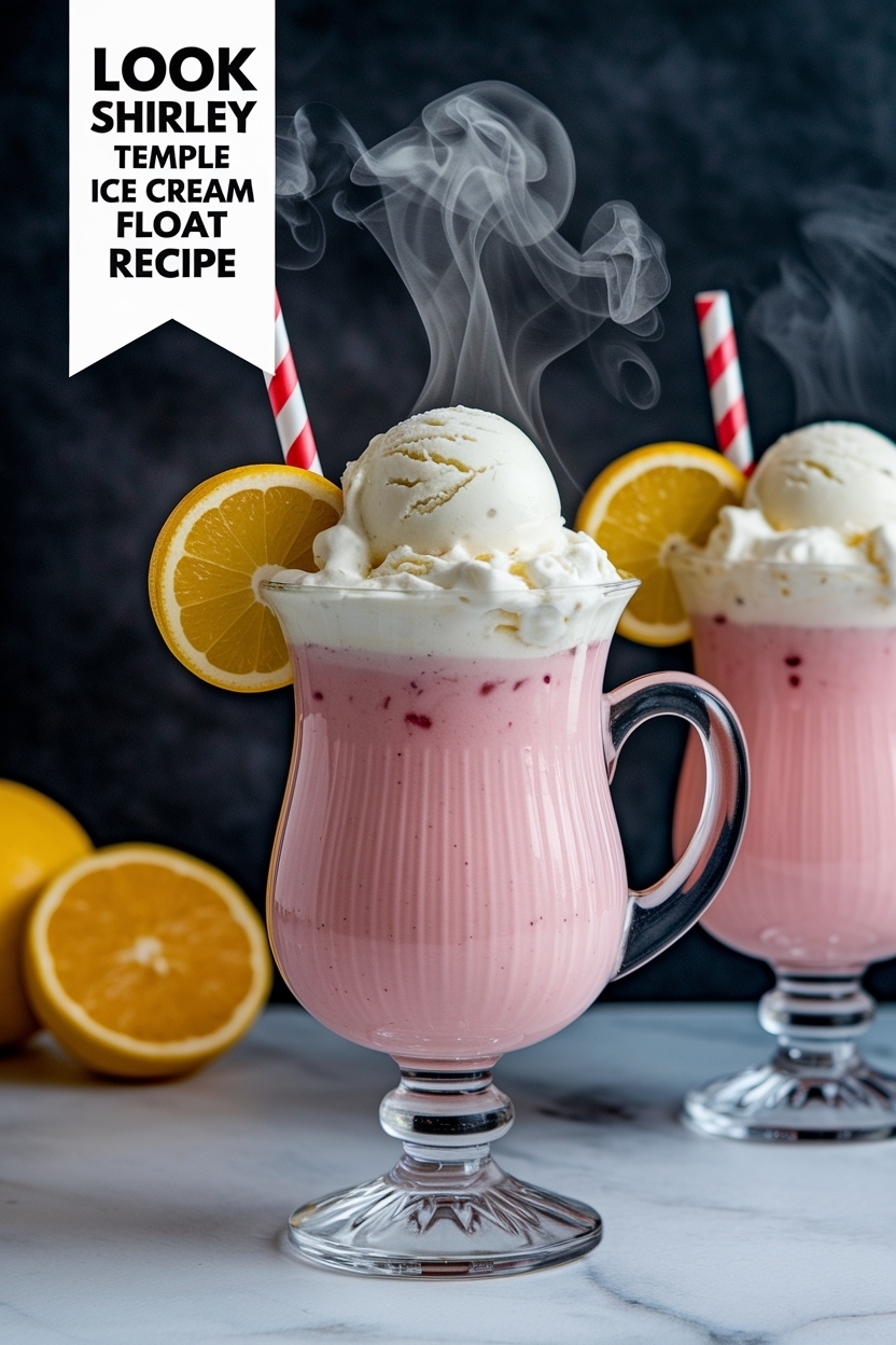 shirley temple ice cream float recipe