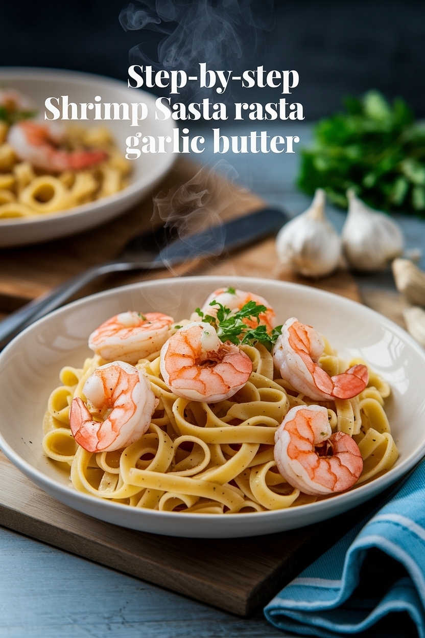 shrimp scampi pasta recipe garlic butter