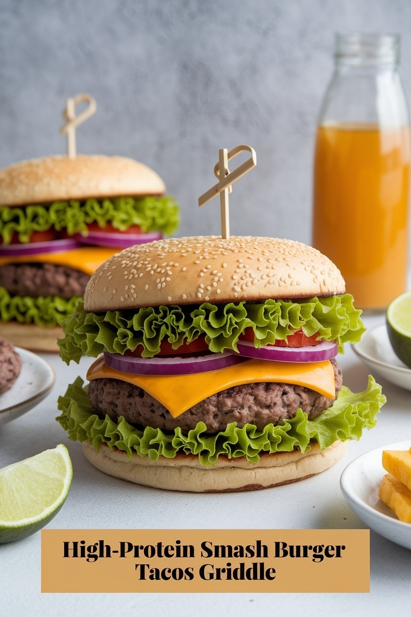 smash burger tacos griddle